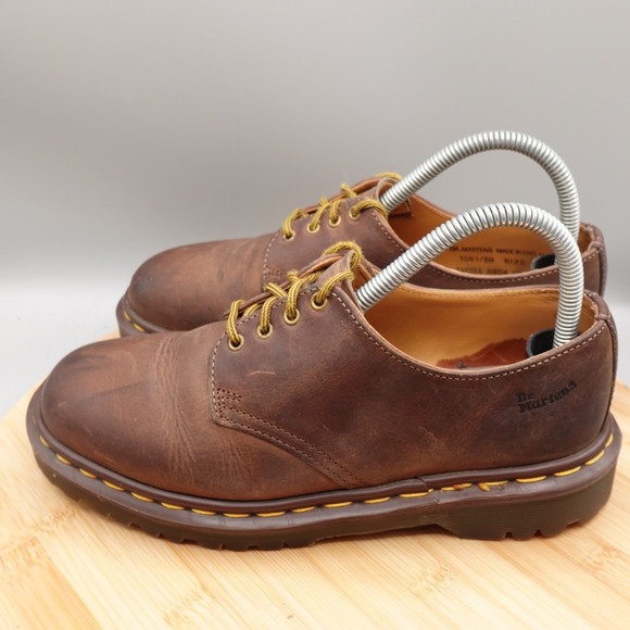 Dr. Martens Other - Doc Martens Size 5 Air Wair Low Lace Up Oxfords Shoes Brown Leather 1561/59 Flaw